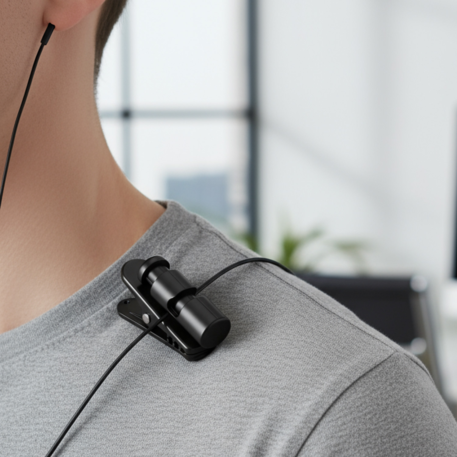 Wired Earphone Mic - 1-10 Pak Klip Pengikat Headphone Klip