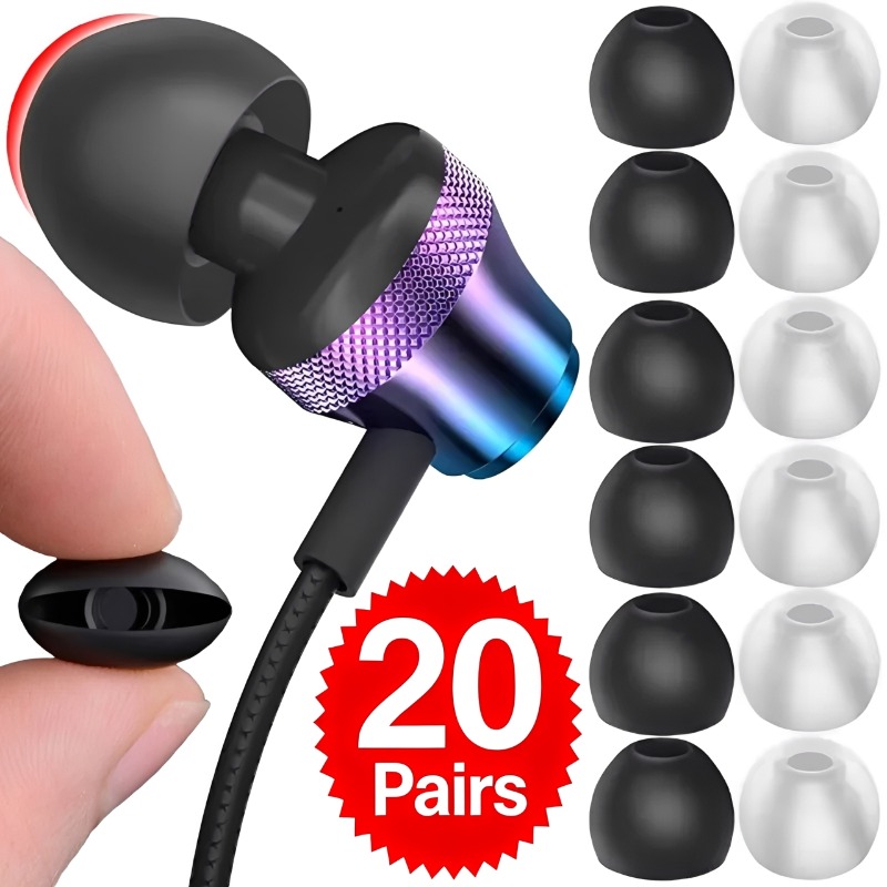 1-20 Pasang Bantalan Telinga P - Silicone Ear Tip Replacement ulasan dan harga