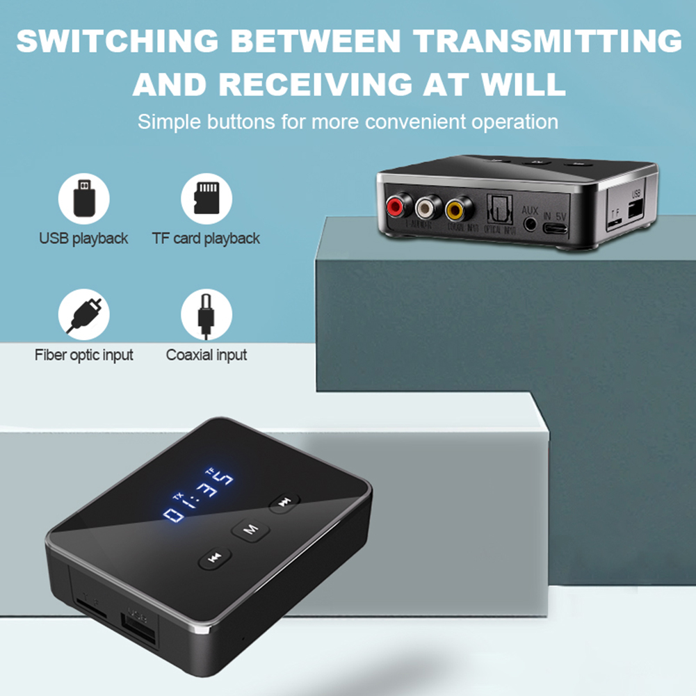 Transmitter Receiver BT 5.4 de - Bluetooth Adapter Receiver ulasan dan harga