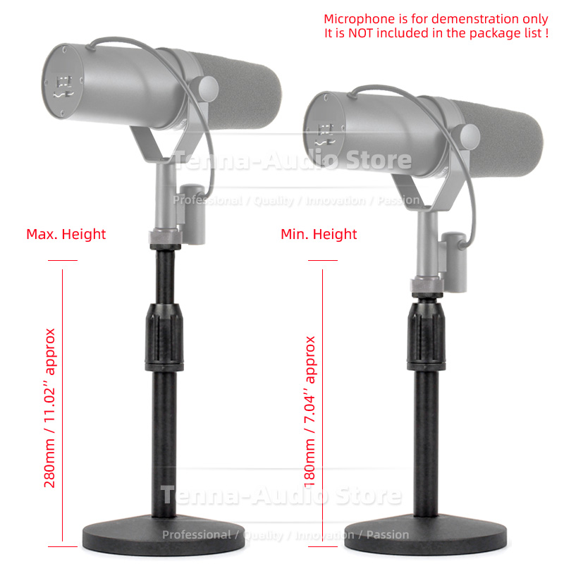 Dudukan Mikrofon Meja untuk Mi - Shure Mic Sm7B ulasan dan harga