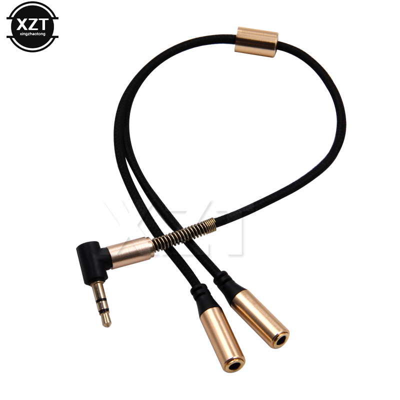 3.5Mm 1 Ke 2 Audio Aux Y Adapt - Earphone Splitter Jack ulasan dan harga