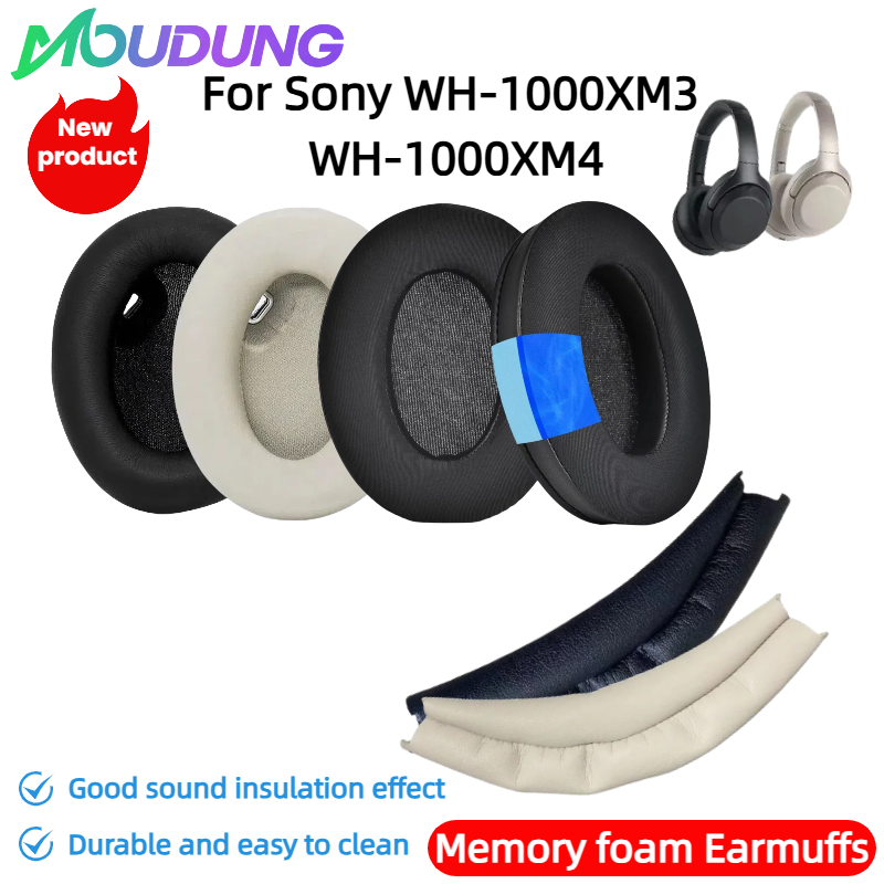 MOUDUNG Pengganti Bantalan Tel - Sony Headphone Wh-1000Xm4 ulasan dan harga