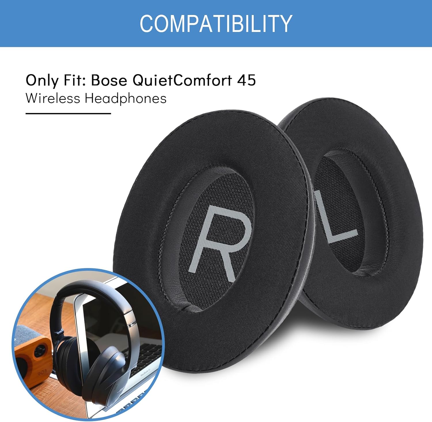 Bantalan Telinga Pengganti Ber - Bose Headphone Qc45 ulasan dan harga