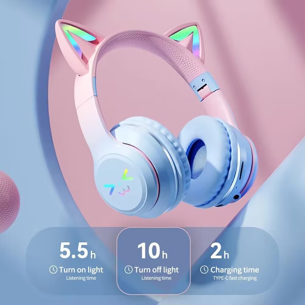 RGB earphone berkilau nirkabel - Gaming Headset Rgb ulasan dan harga